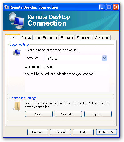 Activate Remote Desktop Connection Win Xp